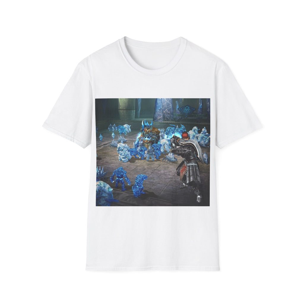 ❄️ Camiseta Gamer – Batalla en la Fortaleza de Hielo NEMERE ❄️
