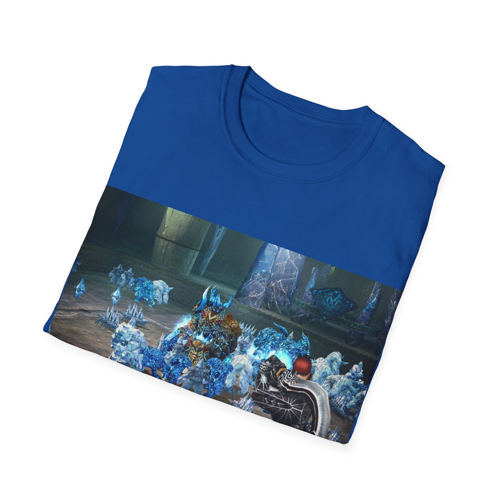 ❄️ Camiseta Gamer – Batalla en la Fortaleza de Hielo NEMERE ❄️