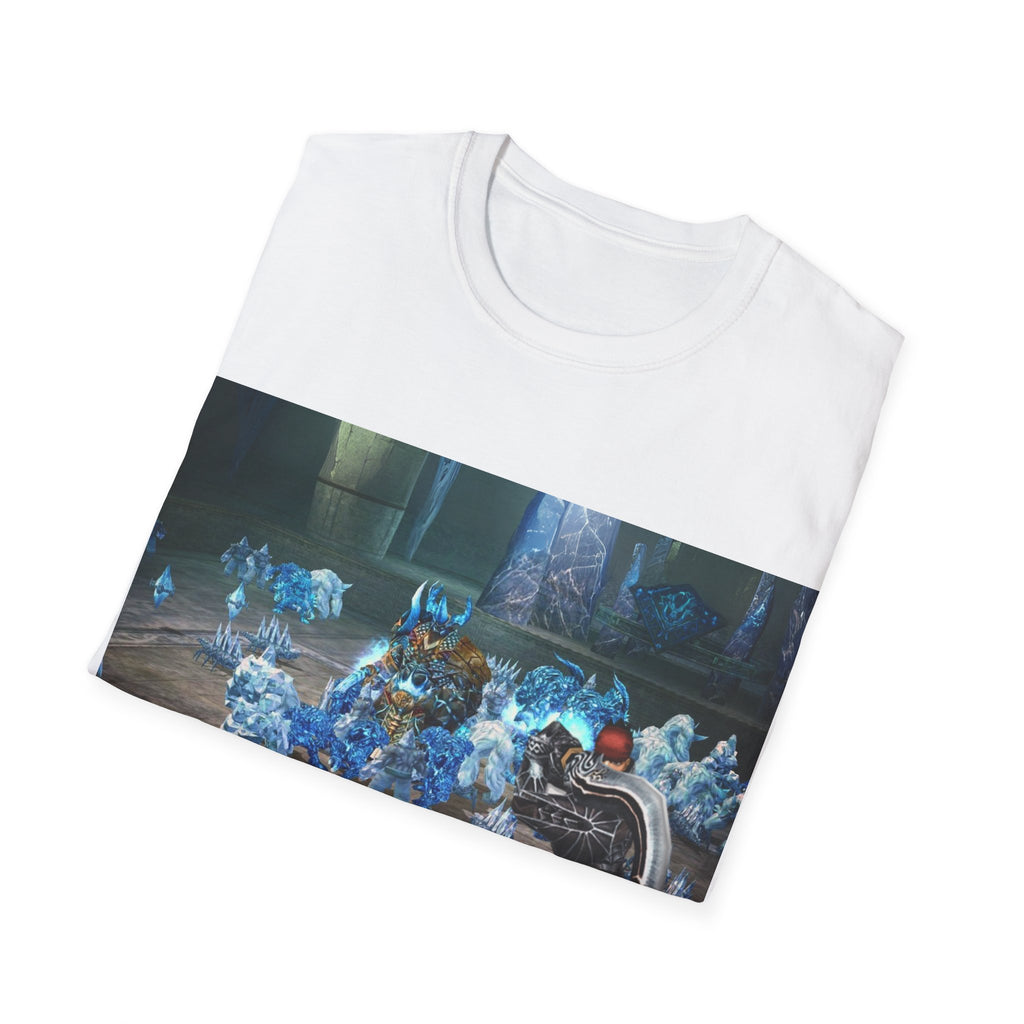 ❄️ Camiseta Gamer – Batalla en la Fortaleza de Hielo NEMERE ❄️