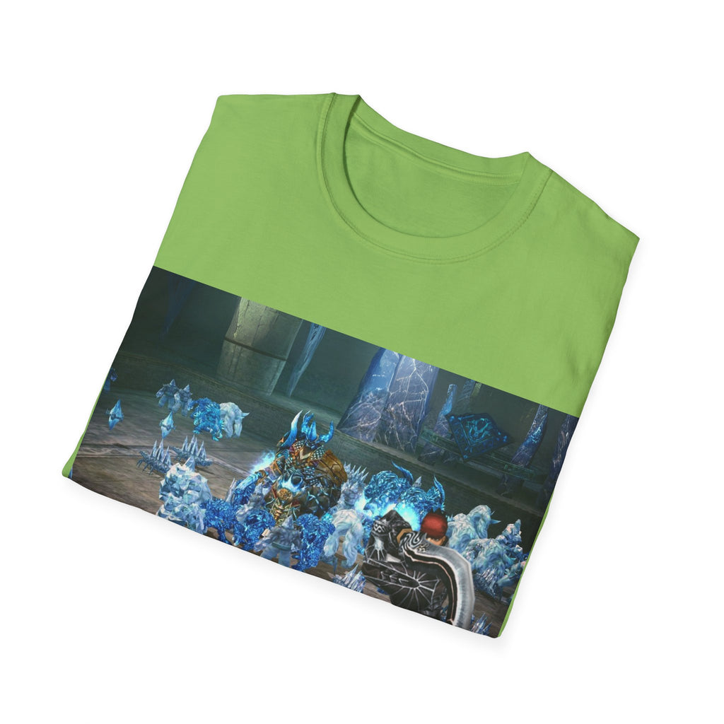❄️ Camiseta Gamer – Batalla en la Fortaleza de Hielo NEMERE ❄️