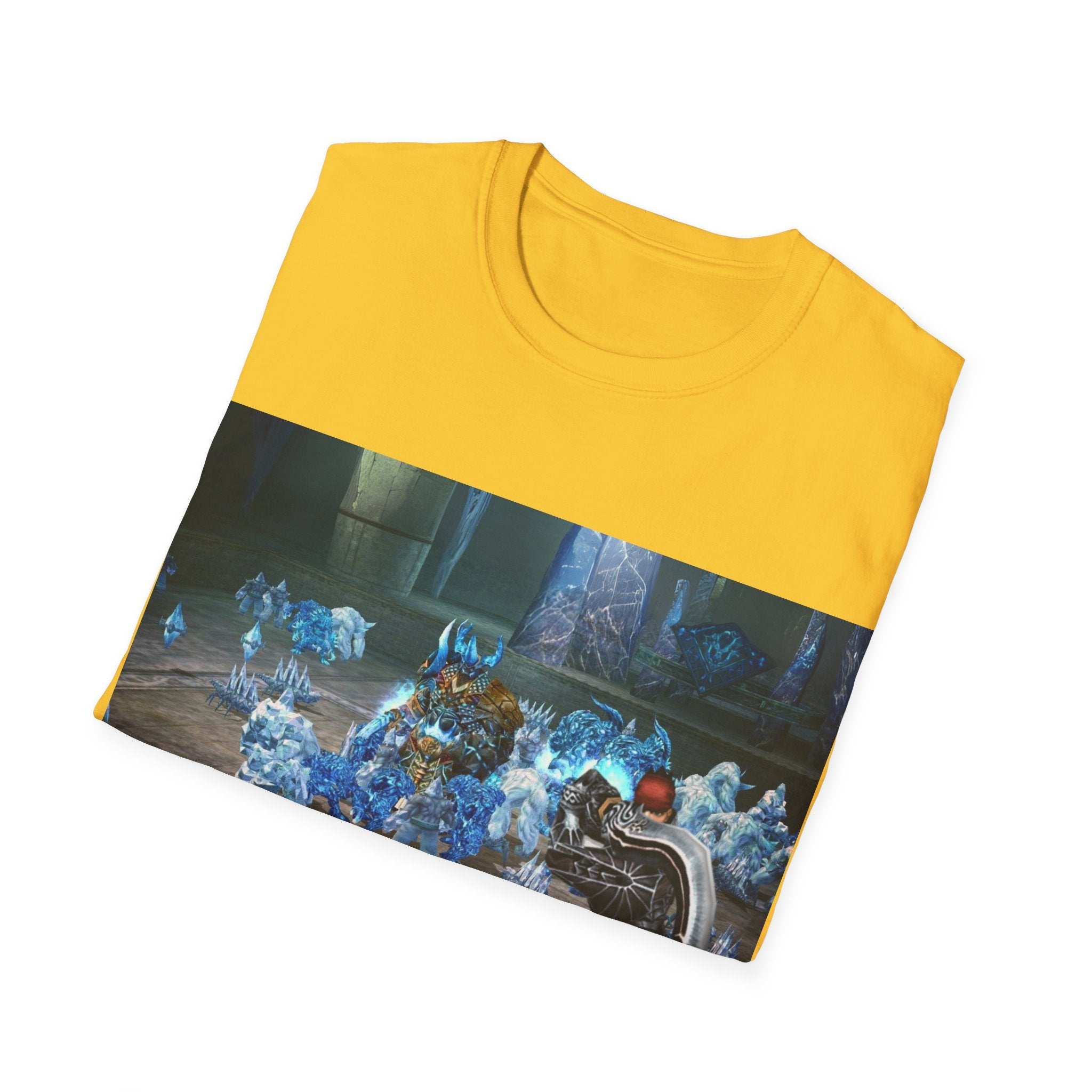 ❄️ Camiseta Gamer – Batalla en la Fortaleza de Hielo NEMERE ❄️
