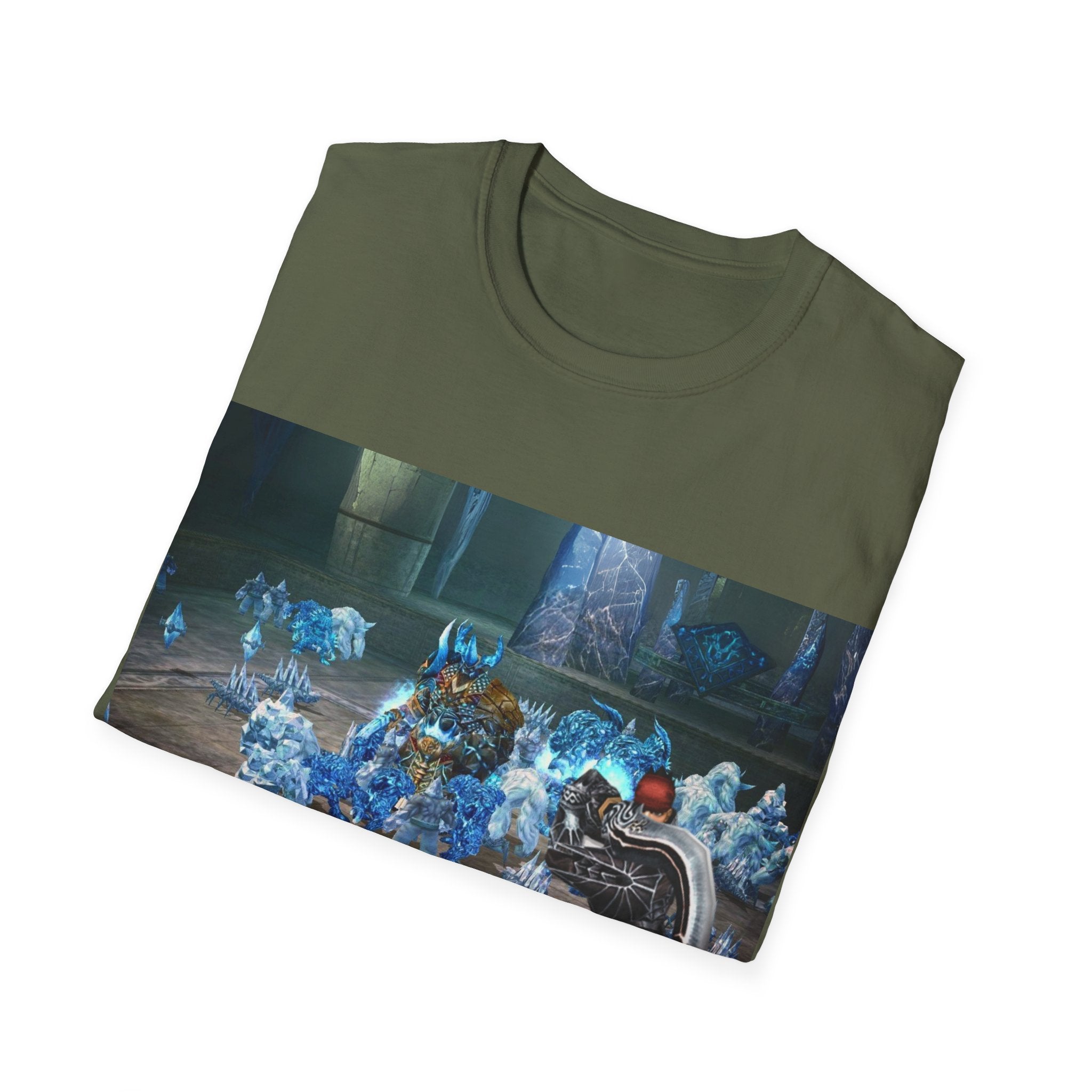 ❄️ Camiseta Gamer – Batalla en la Fortaleza de Hielo NEMERE ❄️