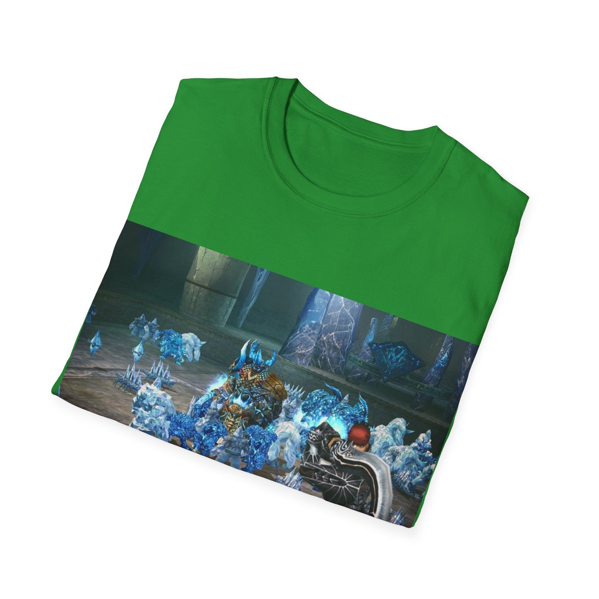 ❄️ Camiseta Gamer – Batalla en la Fortaleza de Hielo NEMERE ❄️