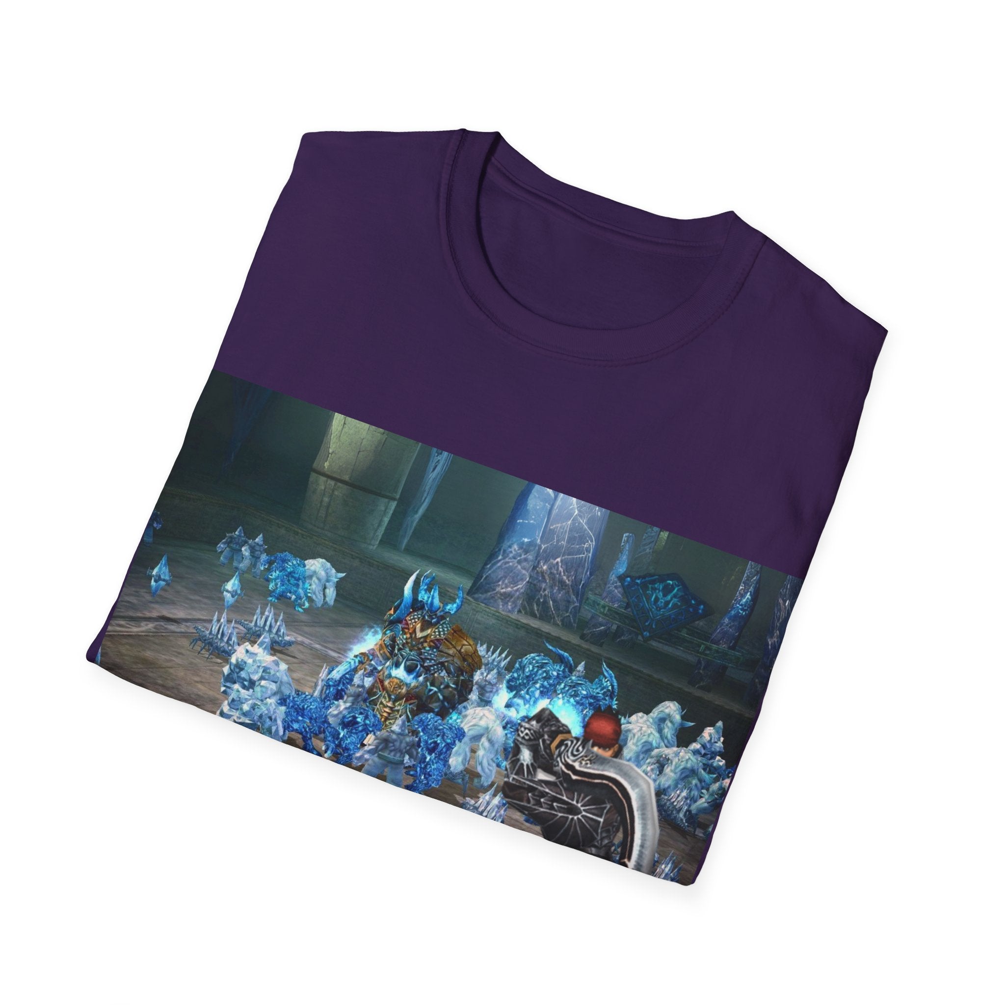 ❄️ Camiseta Gamer – Batalla en la Fortaleza de Hielo NEMERE ❄️
