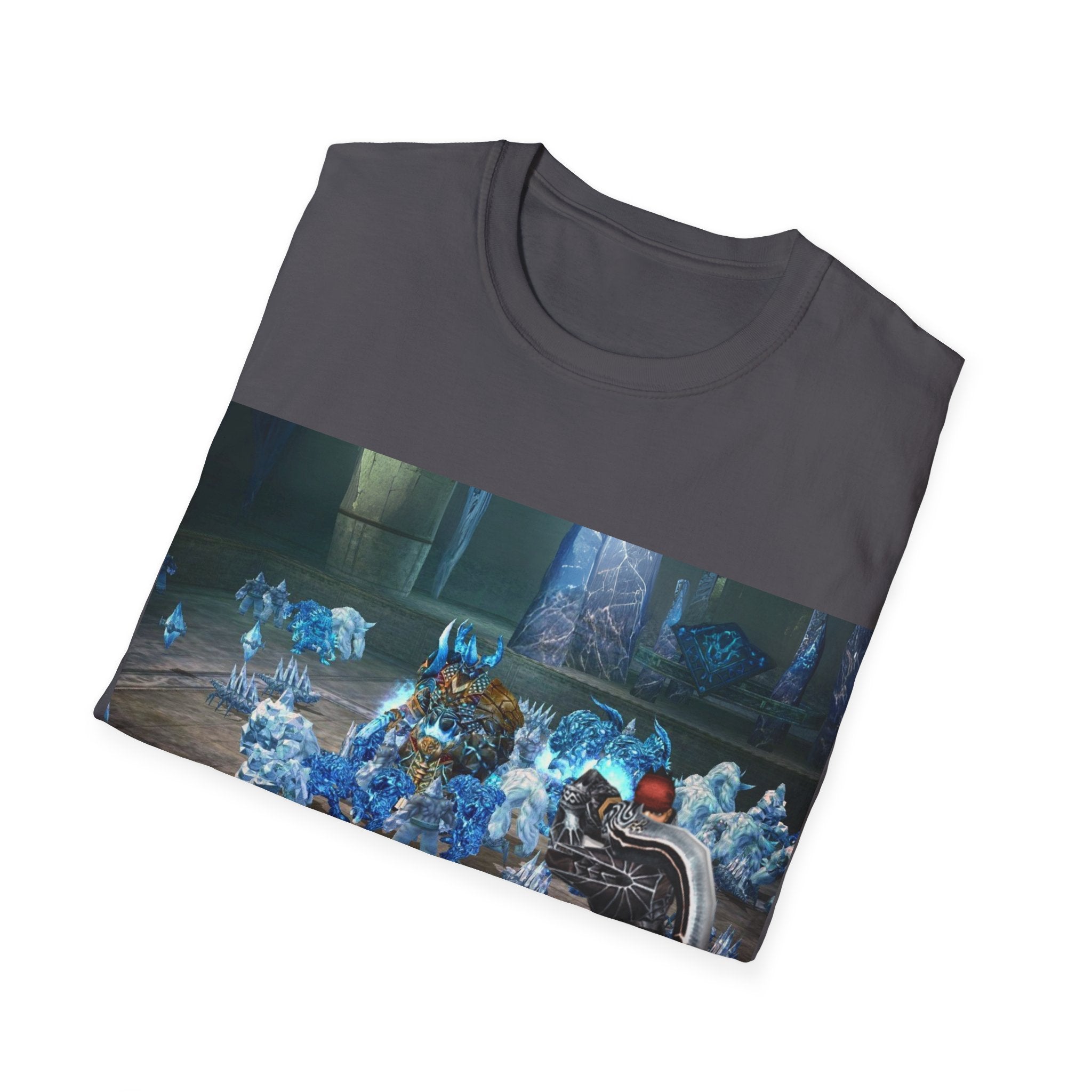 ❄️ Camiseta Gamer – Batalla en la Fortaleza de Hielo NEMERE ❄️