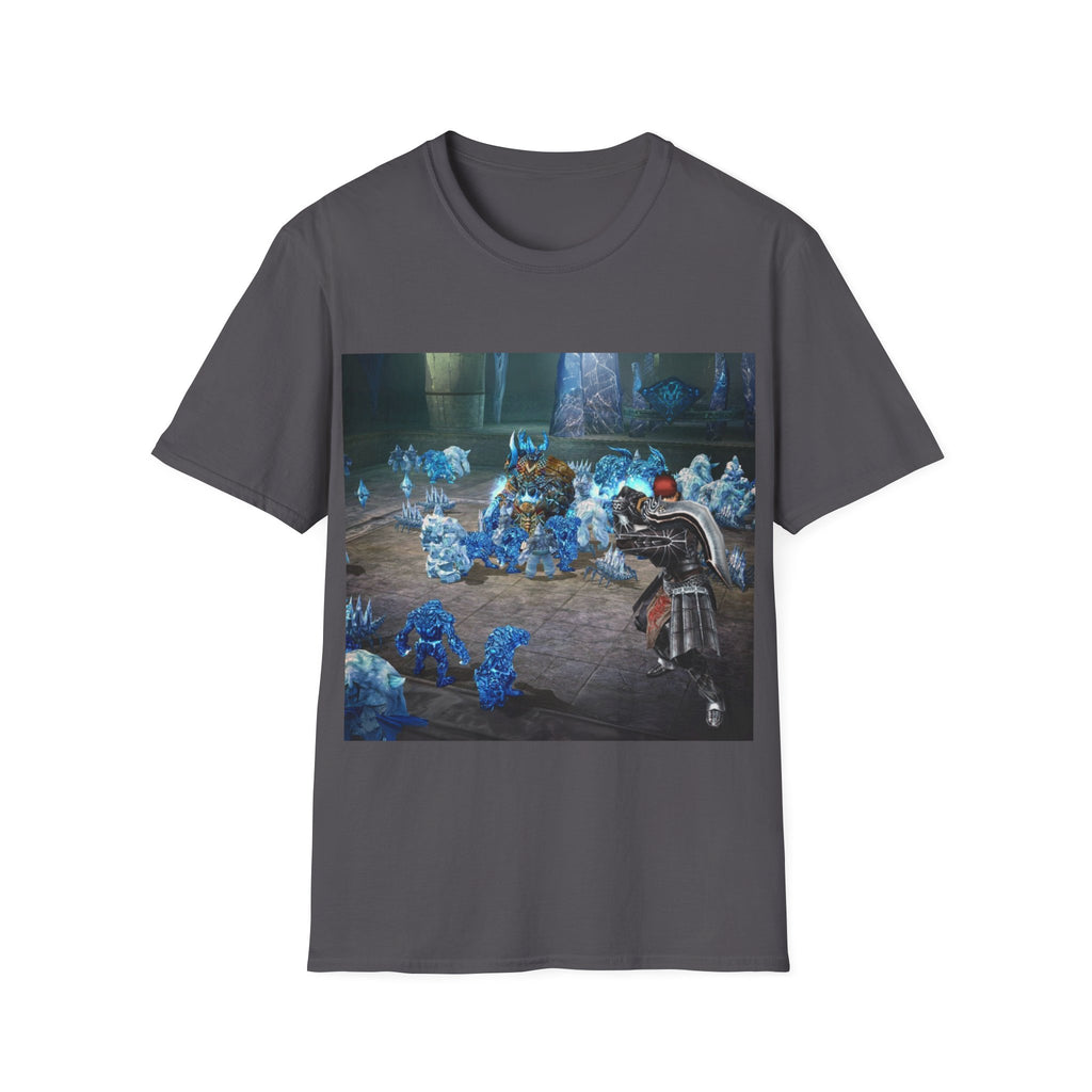 ❄️ Camiseta Gamer – Batalla en la Fortaleza de Hielo NEMERE ❄️